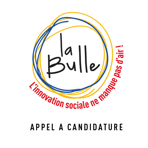 Logo de La Bulle, avec le lien de téléchargement de l'appel à candidature si vous cliquez dessus.