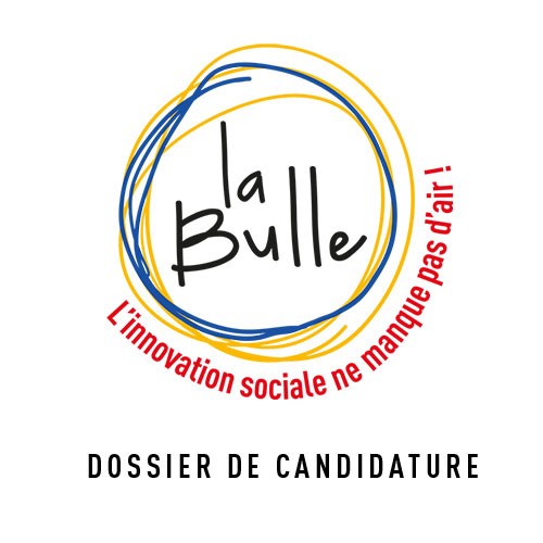Logo La Bulle. Cliquez sur le lien pour télécharger le dossier de candidature